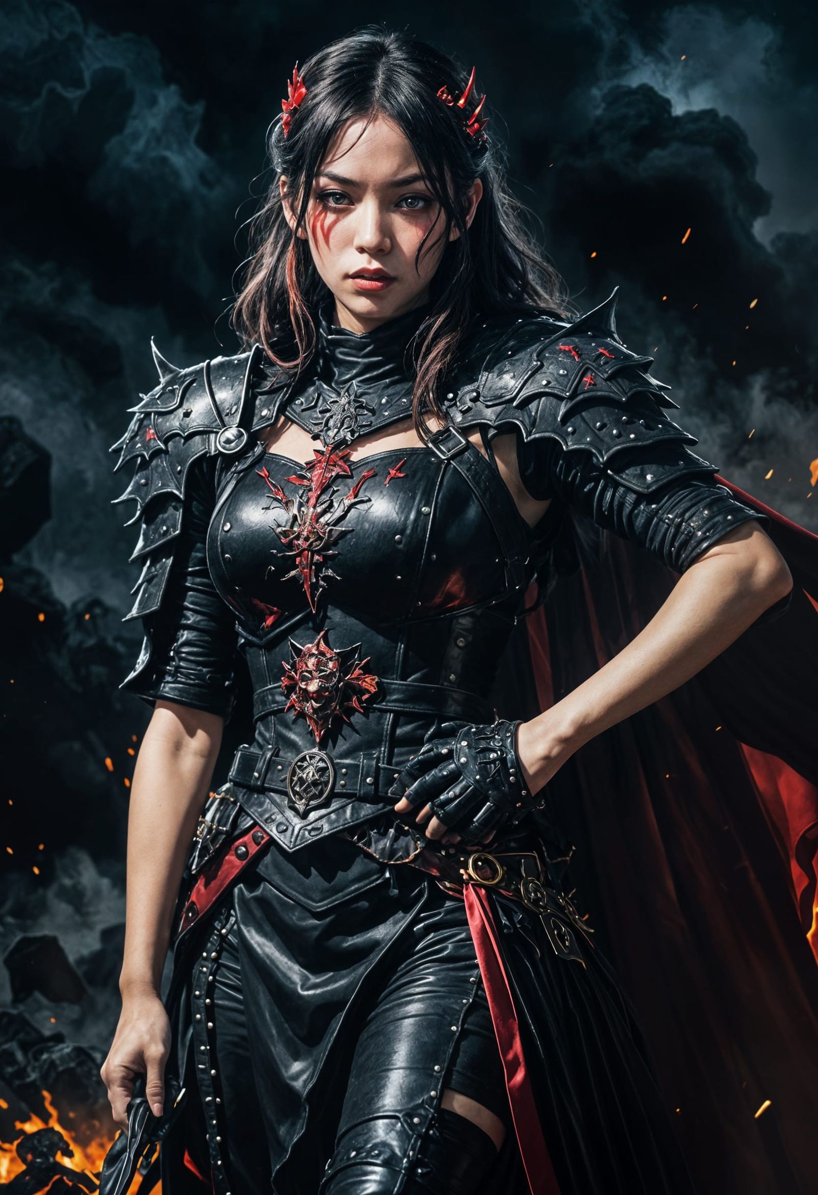 Leather clad warrior