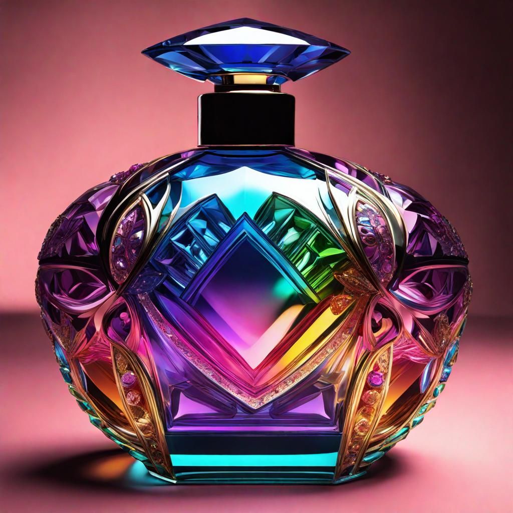Beauty in a Bottle: Colored Glass Perfume