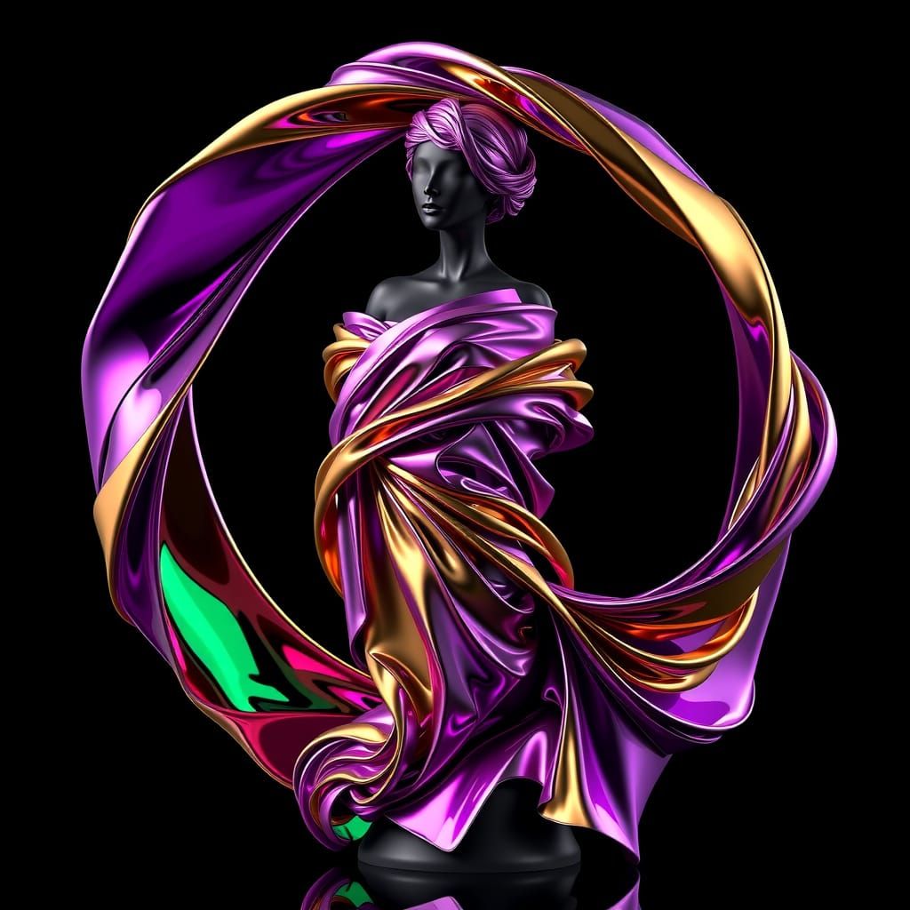 Reflected Glory: Hyperrealistic Sculpture in Vibrant Colors