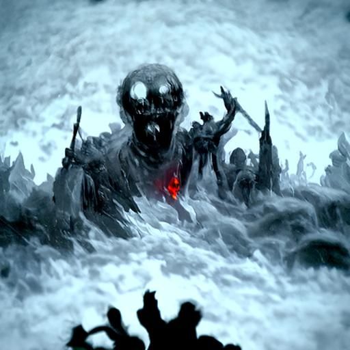 Horrific Fortnite Nightmare in Doré Style