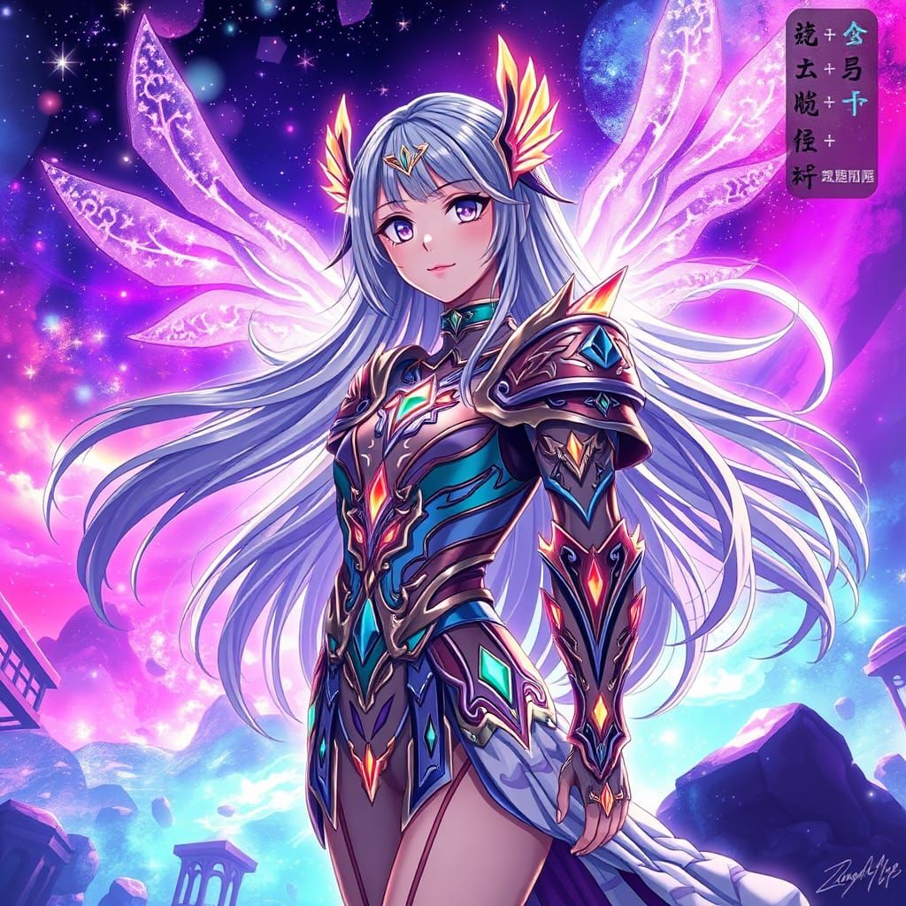 Anime Girl in Magical Armor, Studio Trigger Style