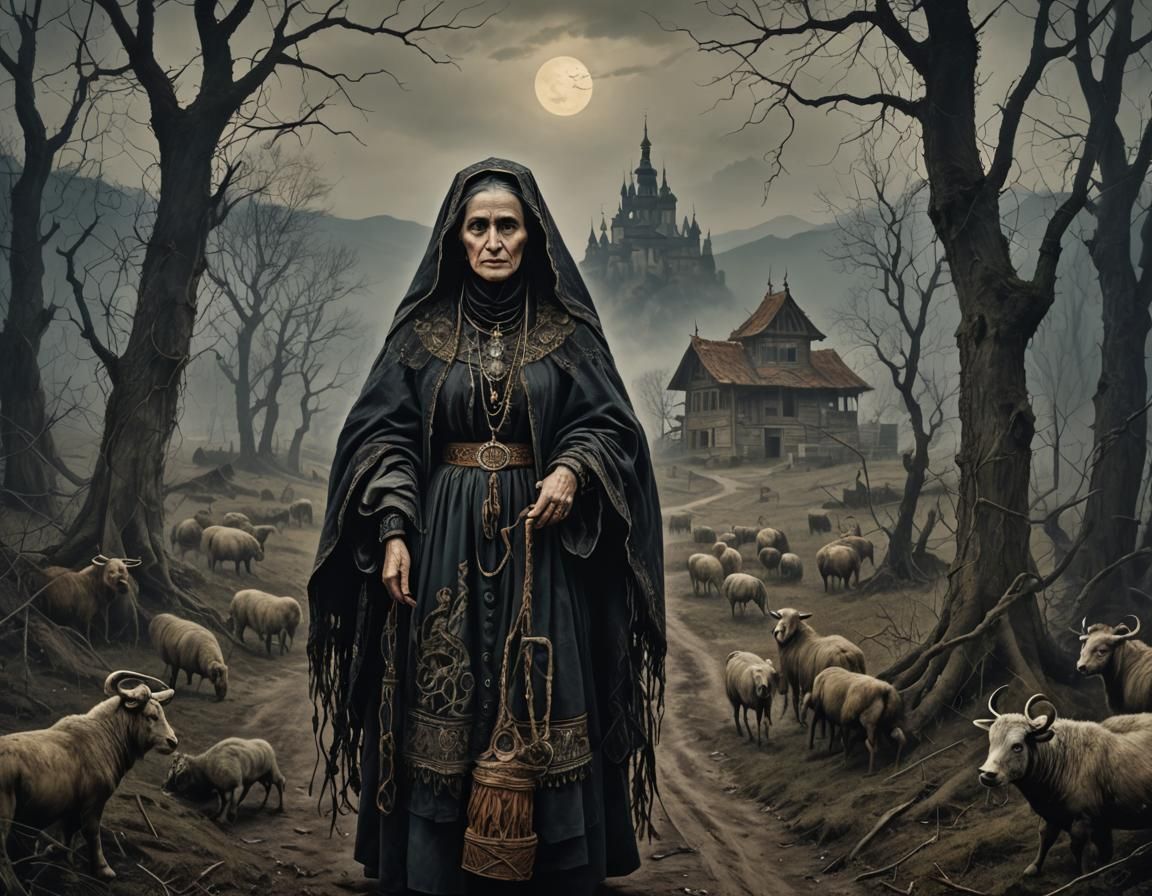 Romanian folklore -  'Baba Cloanța'