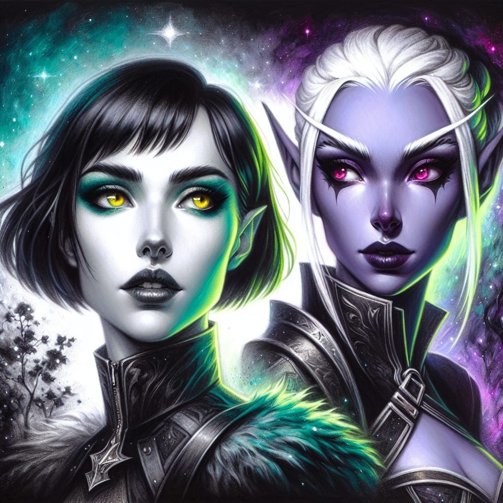 Abyssia the Slayer & Nightwarden Minthara