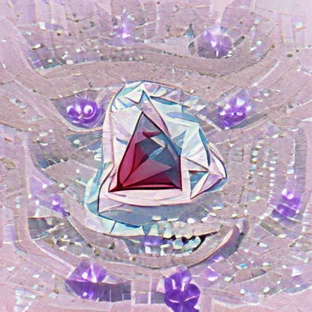 Diamond Skull with Intricate Details