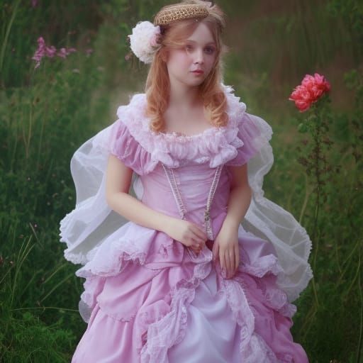 Epic Princess Digital Matte Painting