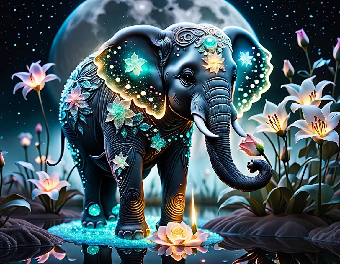 An Adorable Magical Elephant