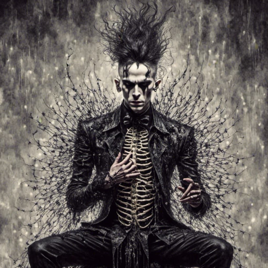 Edgy Punk Duck Conveys Nerve Pain