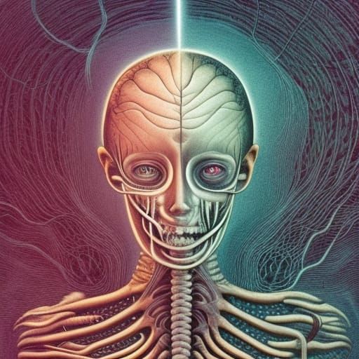 Trigeminal Neuralgia in Biomechanical Horror Style