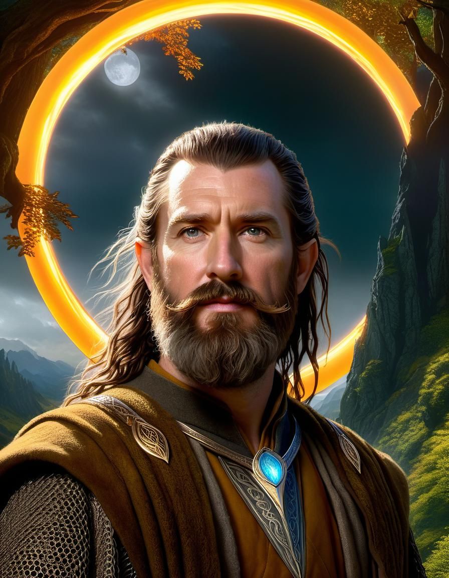 Lord of the Rings Ruler Portrait with Rembrandt Lighting