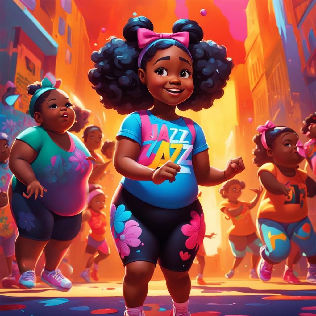 Jazz Dance Class: Graffiti Art in 3D