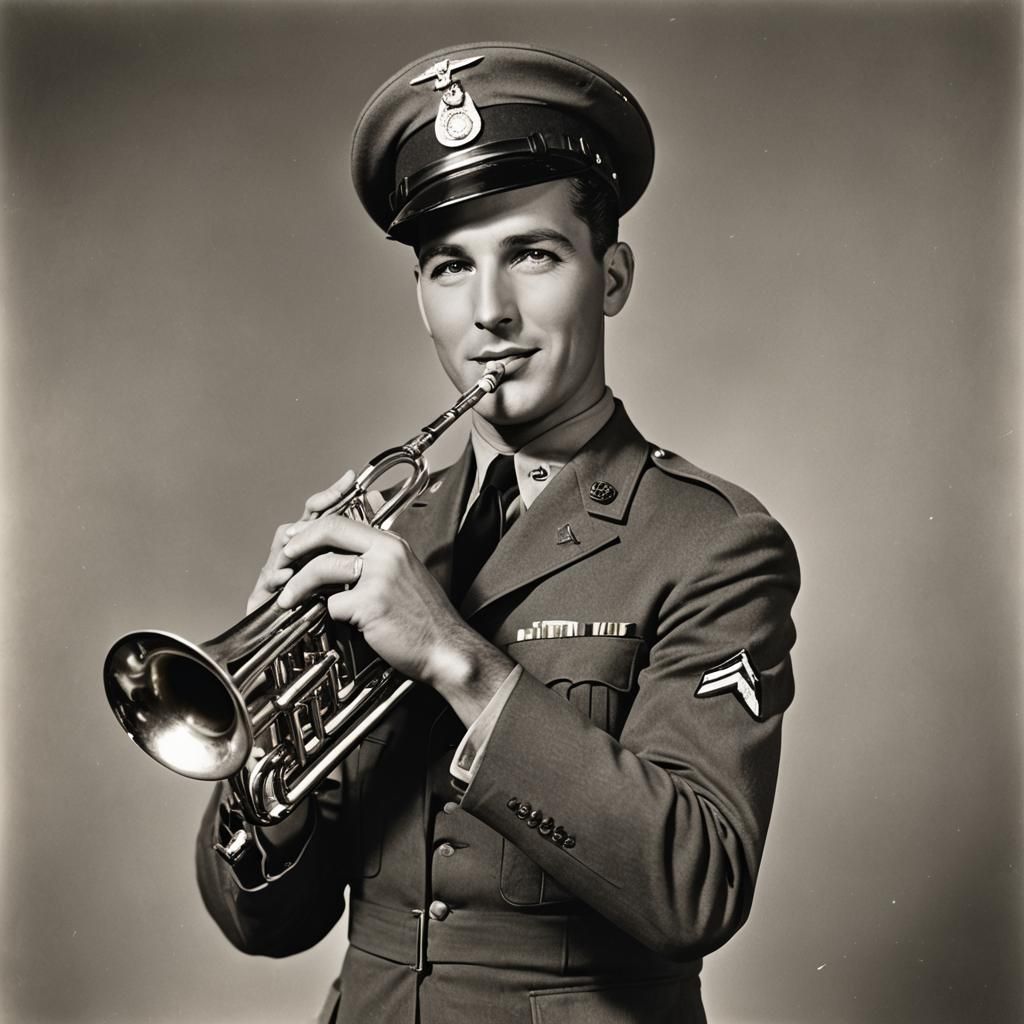 Boogie Woogie Bugle Boy Illustration