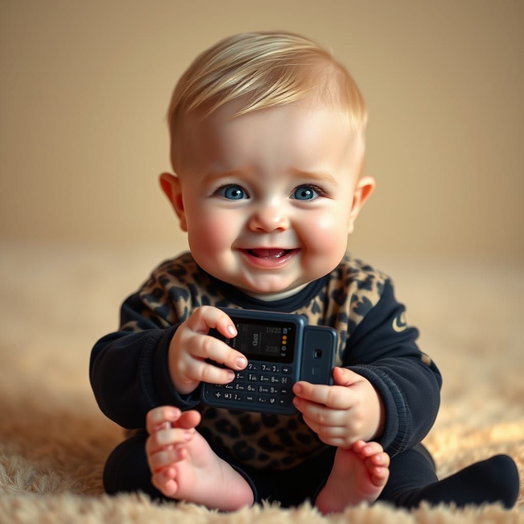 Innocent Curiosity in a Retro-Futuristic World