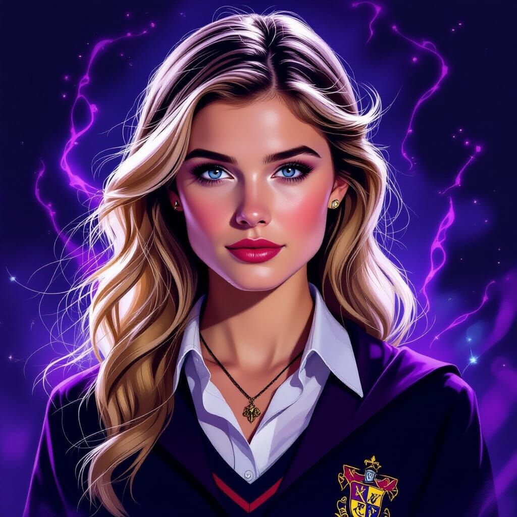 A young, but talented witch