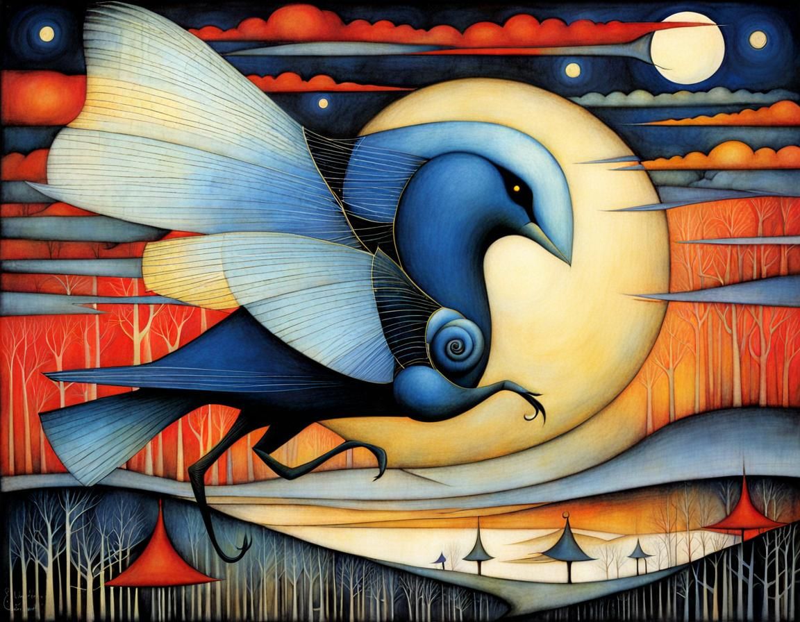 Enchanting Fairy in Forest, Painterly Style