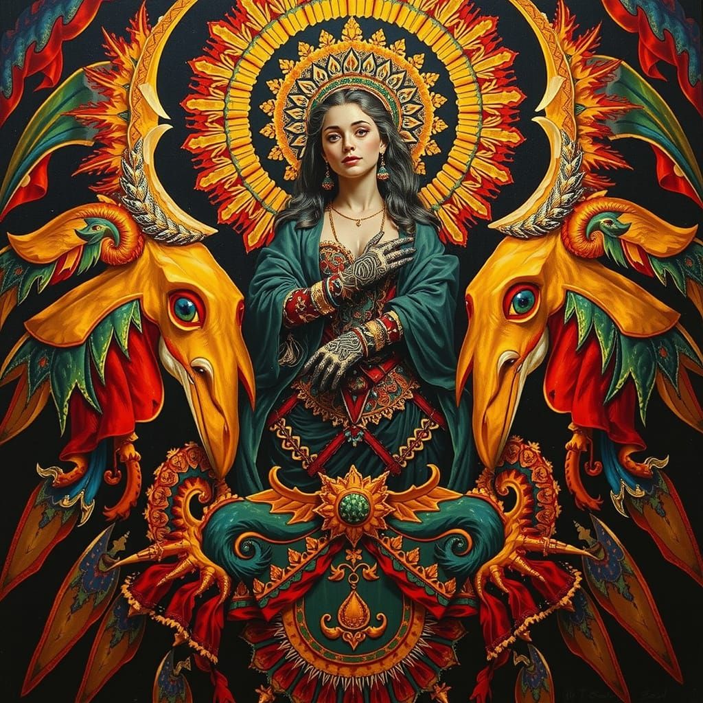 Hyperrealistic Sculpture with Vivid Colors