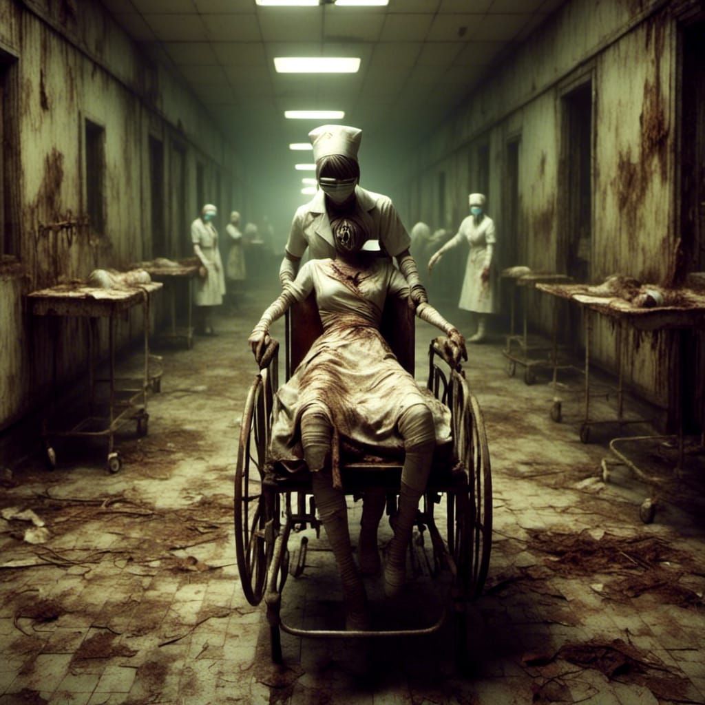 Horrifying nurses from Silent Hill
