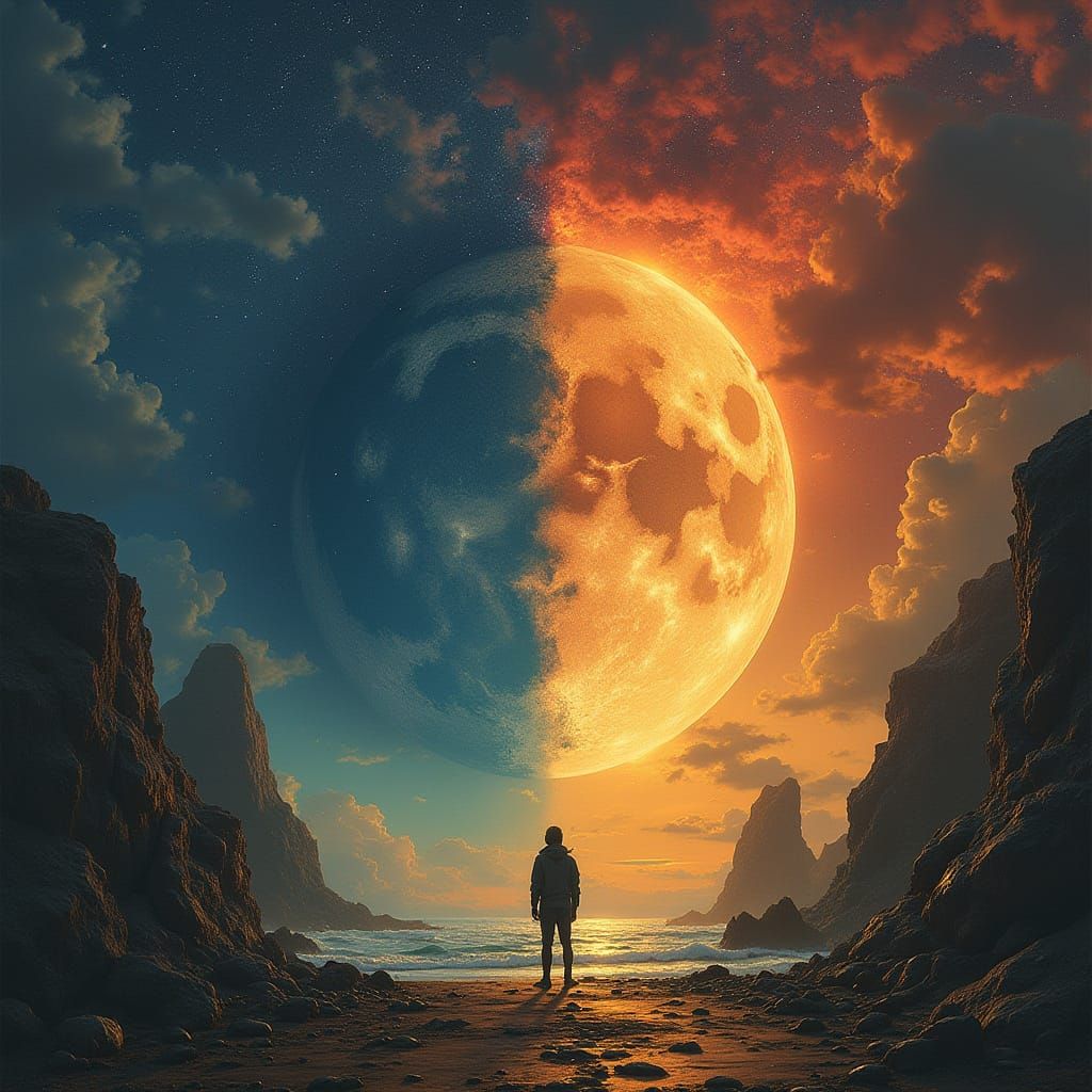 Abstract World of Opposites