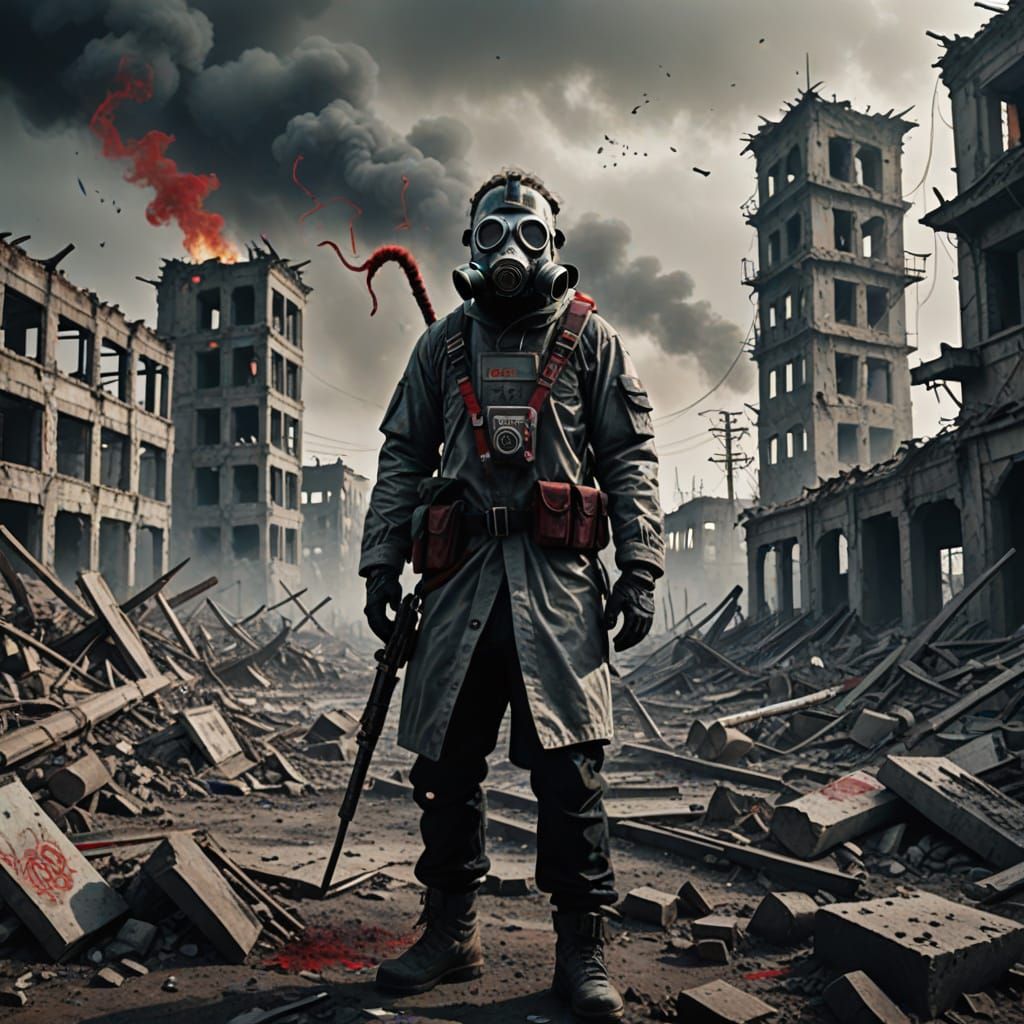 Apocalyptic Metal Reckoning in Industrial Ruins