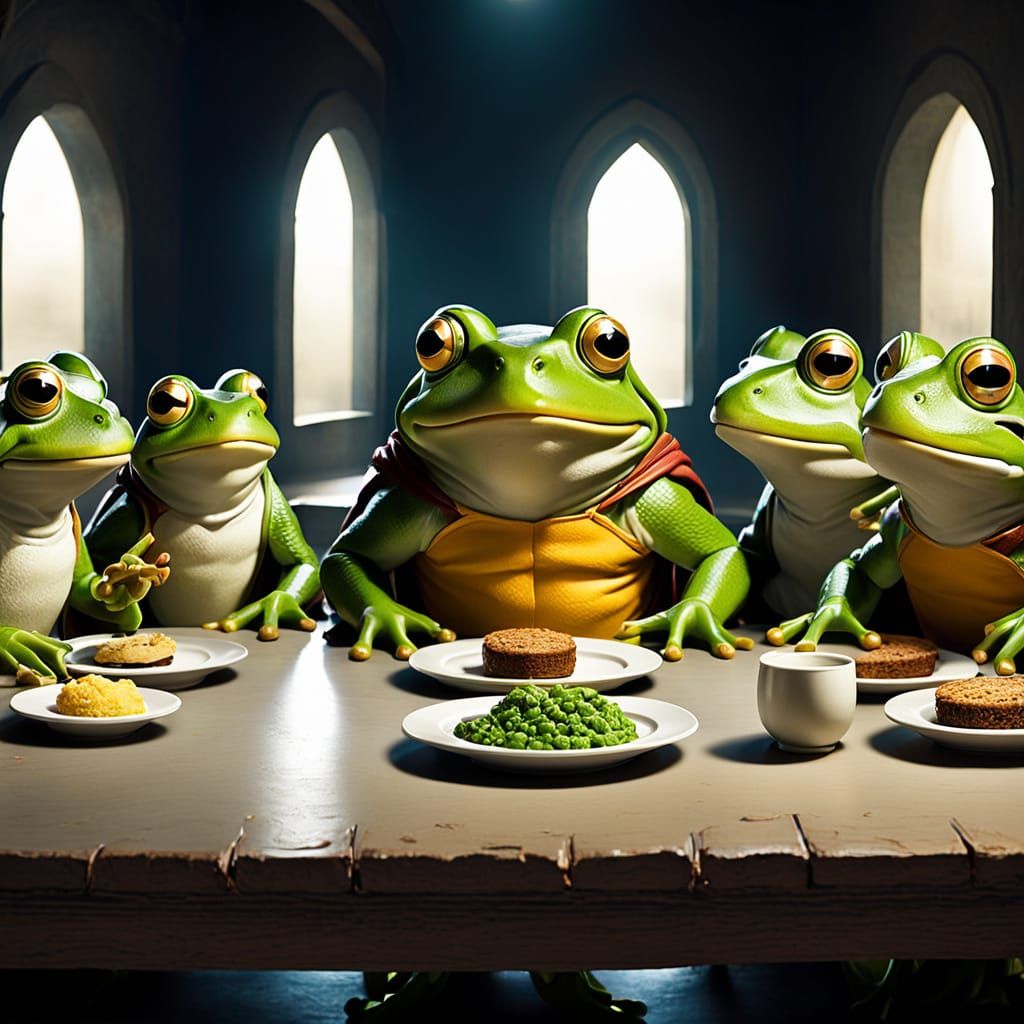 Frogs Last supper