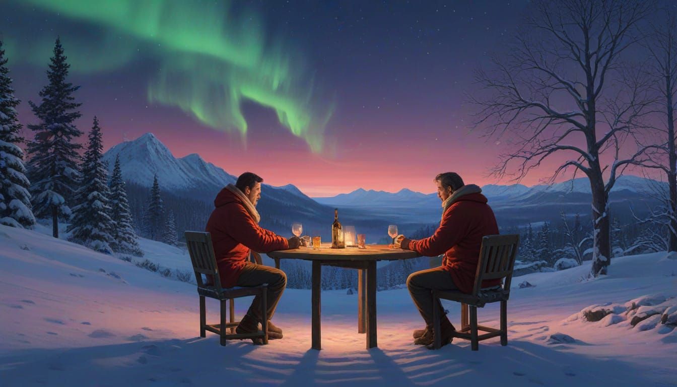 Winter Wine and Whimsy: Two Showmen Lost in Conversation