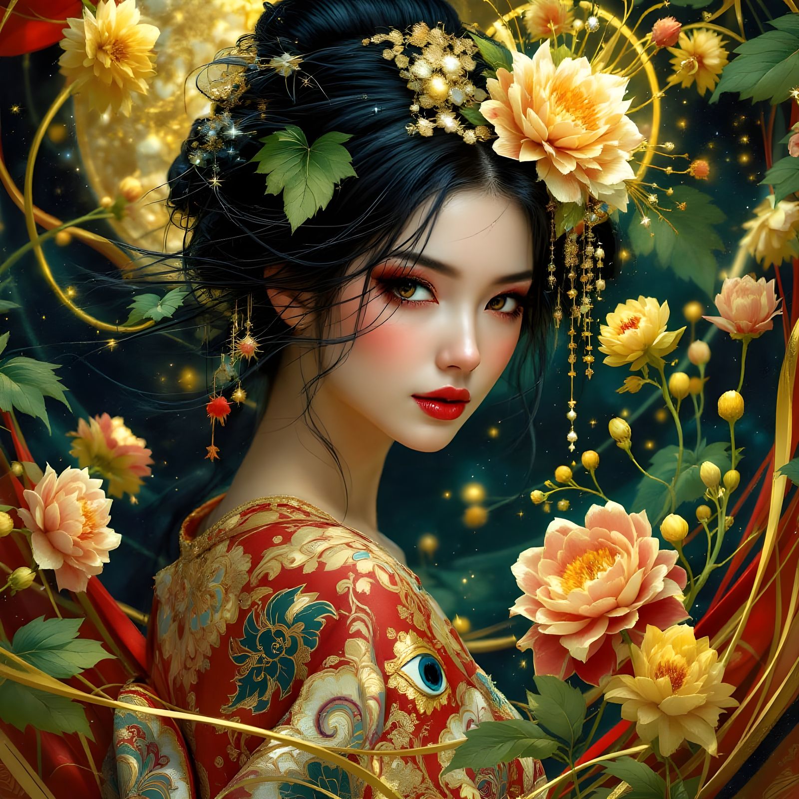 The Beautiful Geisha! For Aman Anad the best creator of Japa...