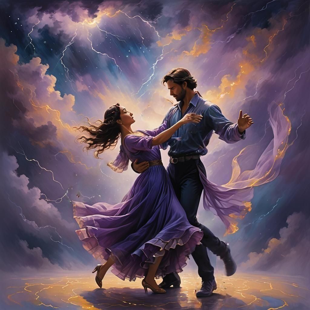 Dramatic Dance: Fantasy Art in Double Exposure