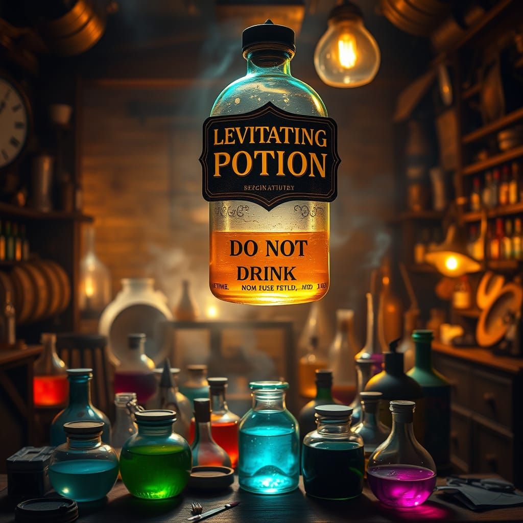 Levitating Potion: Do Not Drink