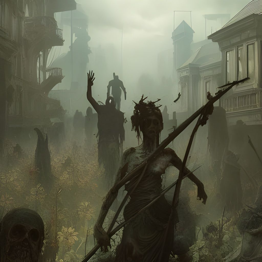 Eerie Zombie Apocalypse Concept Art in Unreal Engine