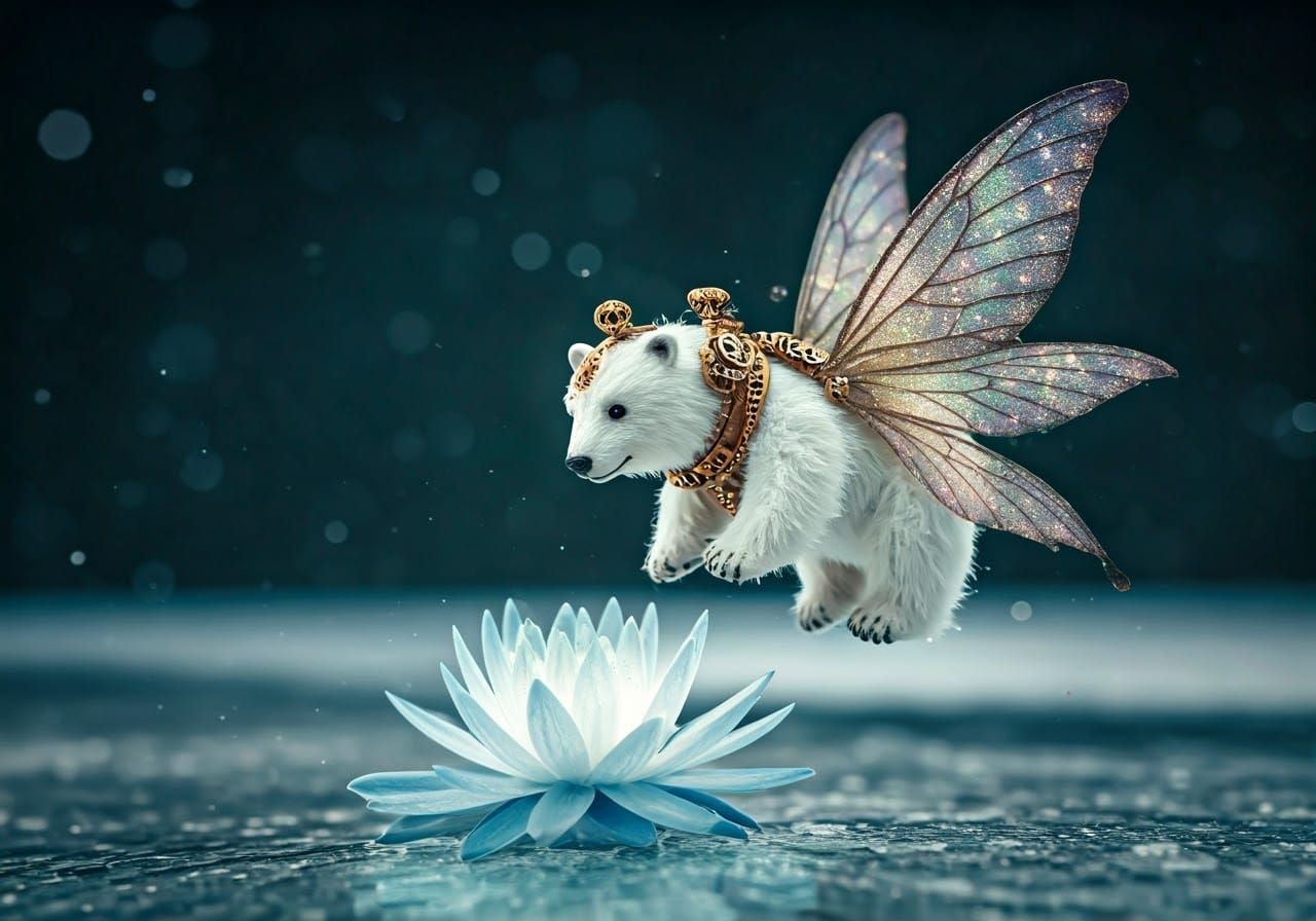 Steamplush Fairy Polar Bear at Ice Party