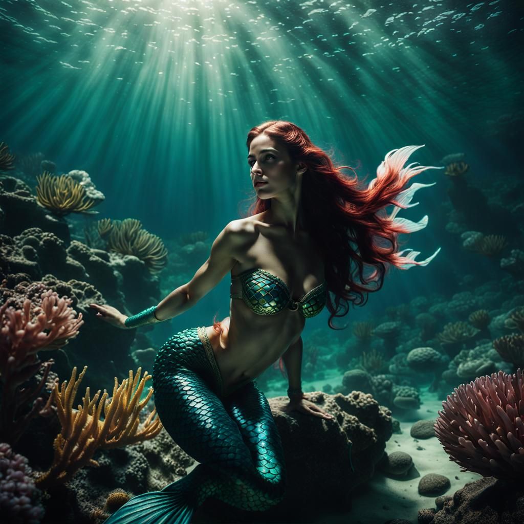 Mermaid Swimming
