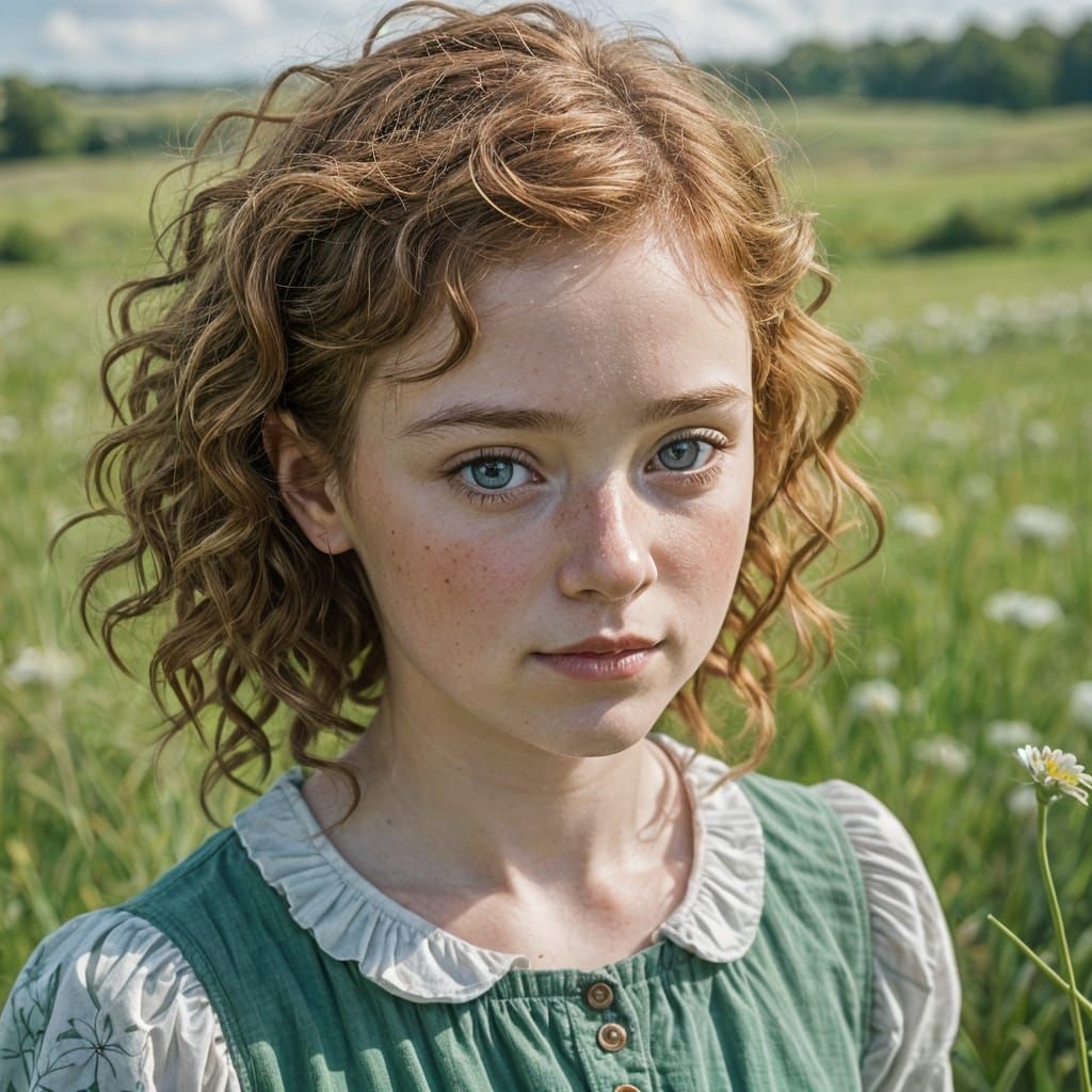 A Young Irish Girl in Sharp Focus