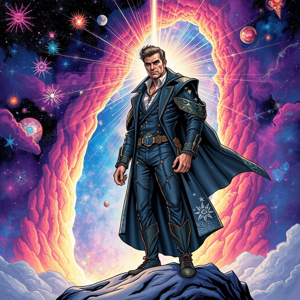 Ethereal Cosmic Adventurer Embarks on New Journey