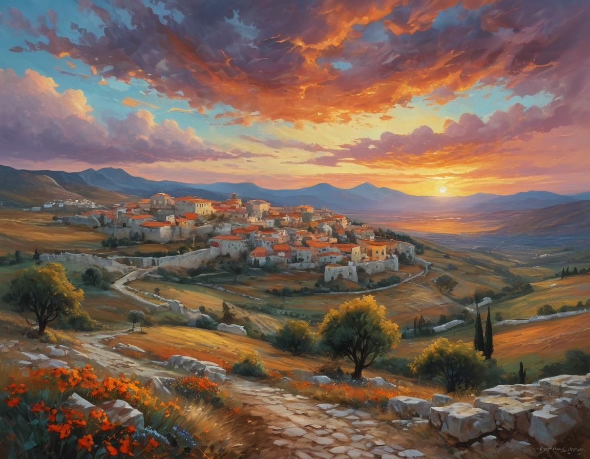 Greek Mountain Village