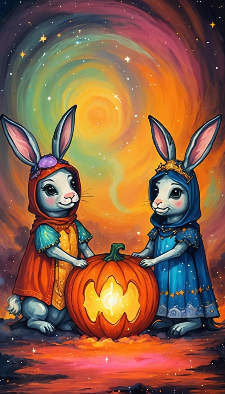 Spectral Sagittarius Centaur in Starry Night Sky