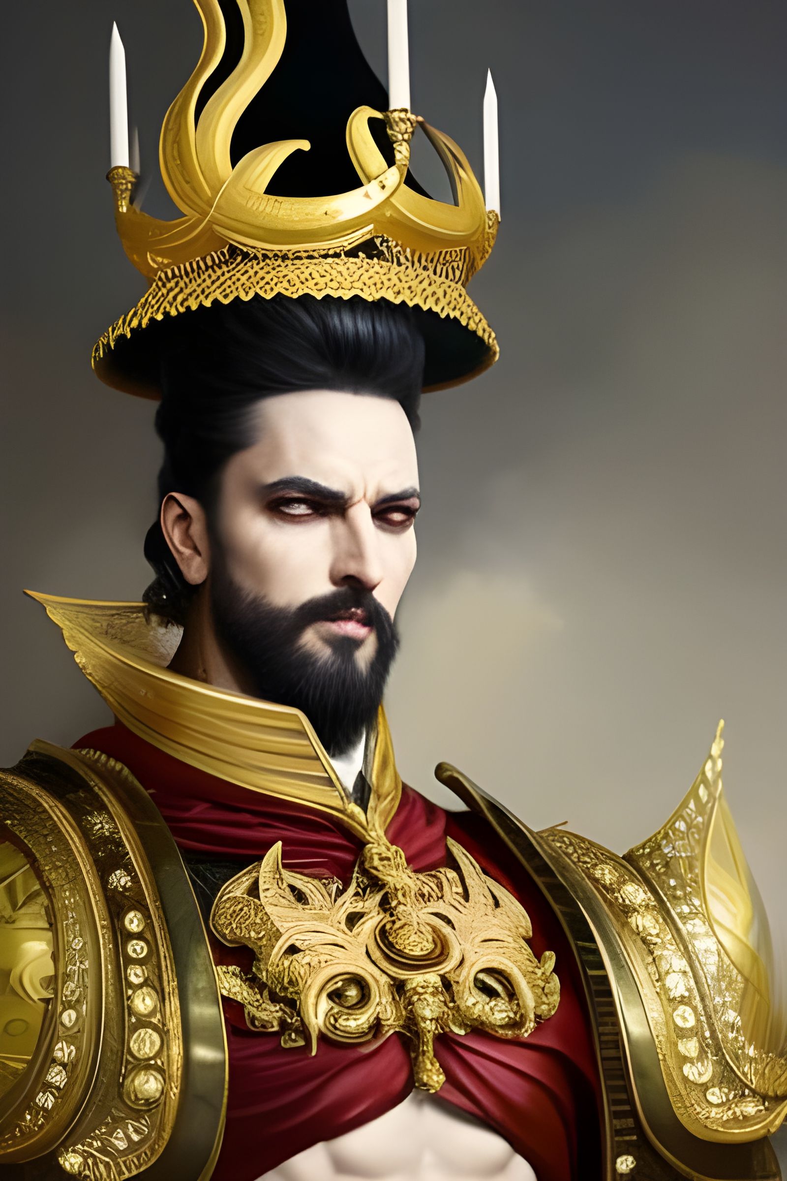 The blind but visionary King of light