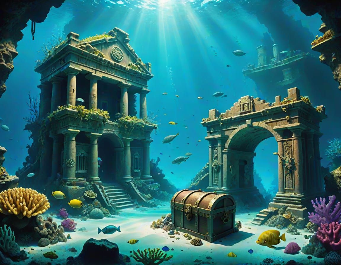 Mysterious Underwater Ruins Explored by Deep Sea Submersible