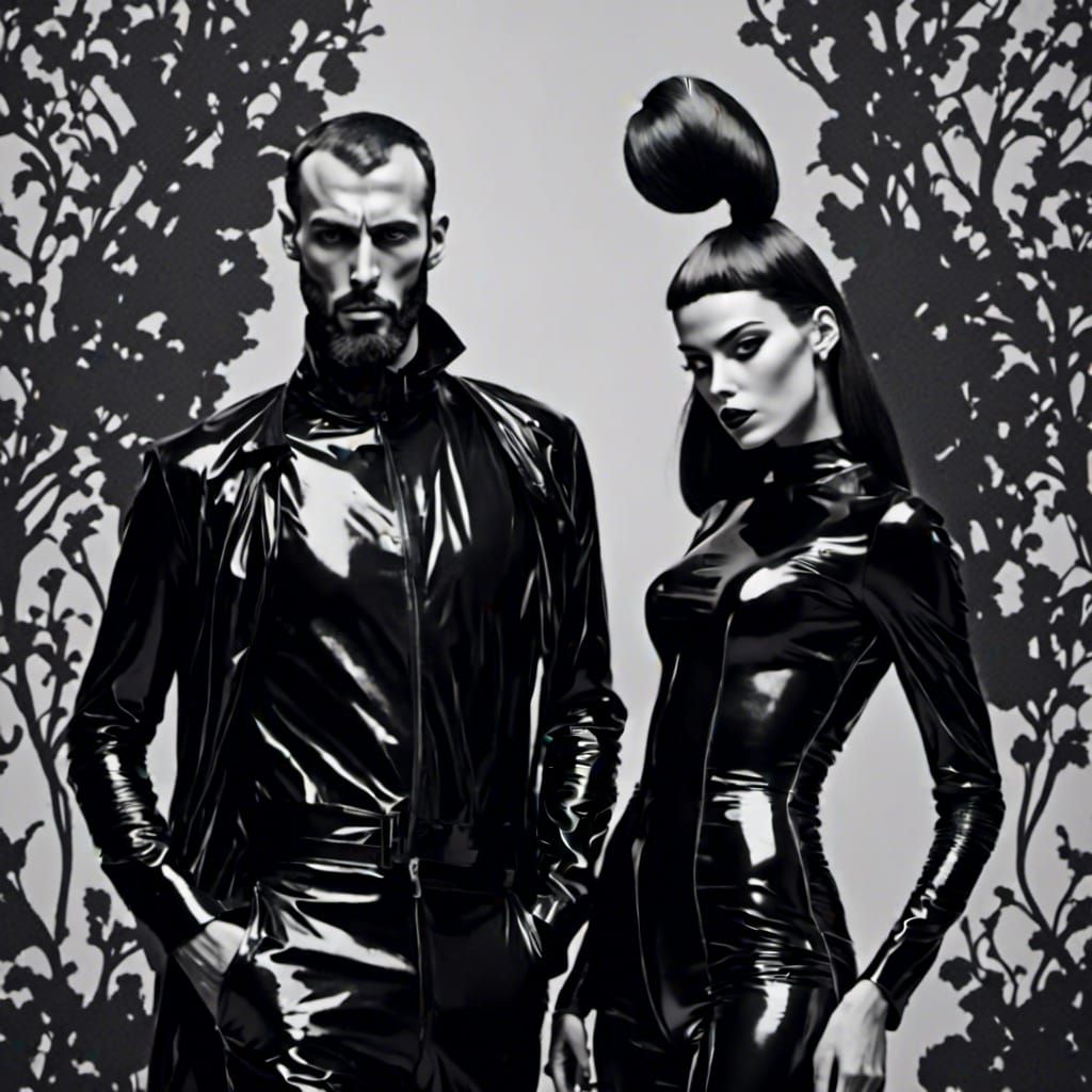 <lora:Black Latex:1.0> I love you