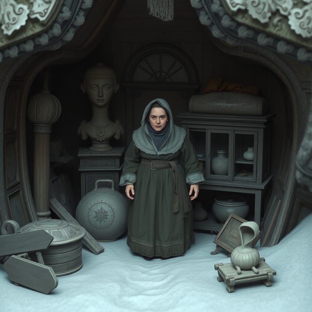 Frozen Heritage: A Monochromatic Vision of Time