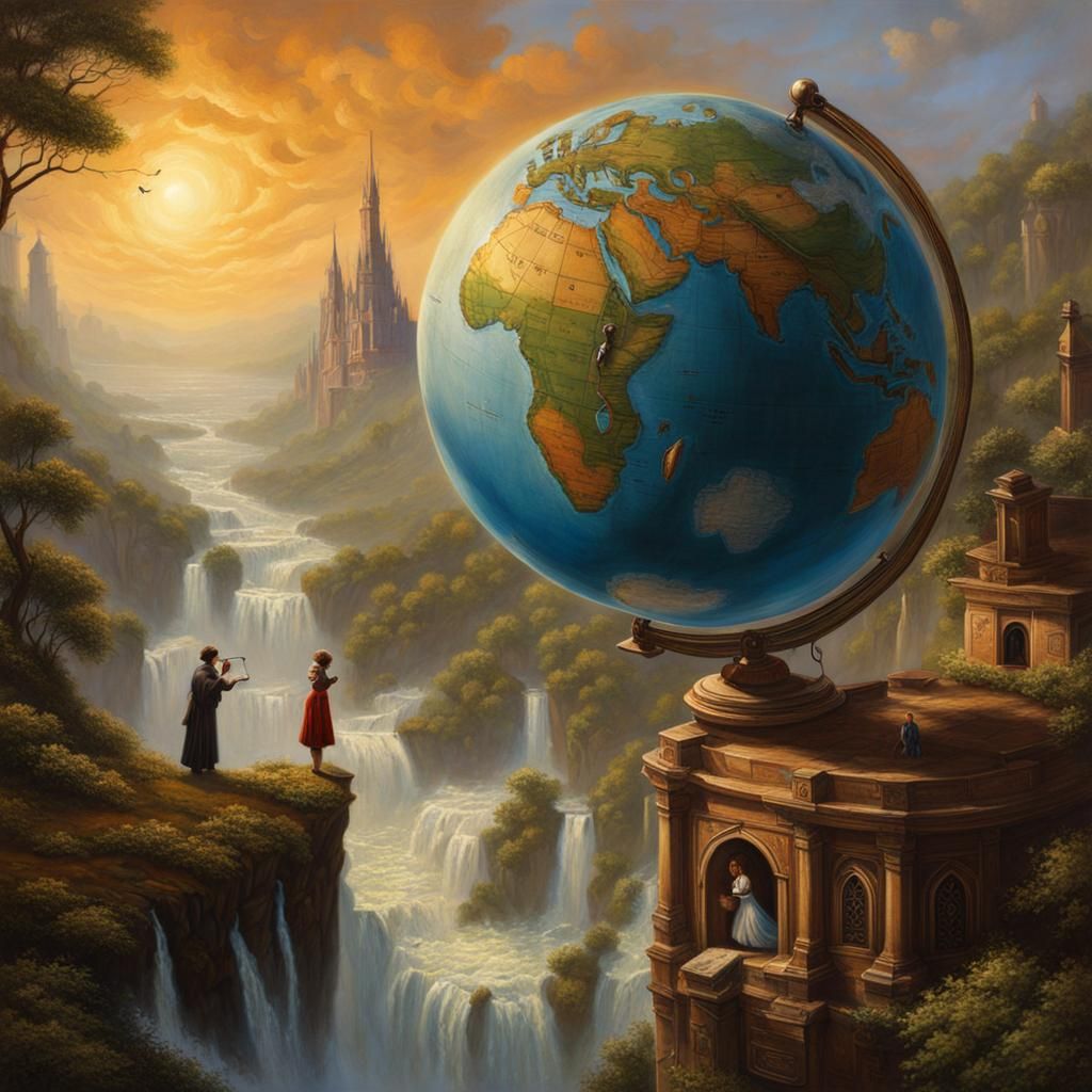 The globe, surrealism
