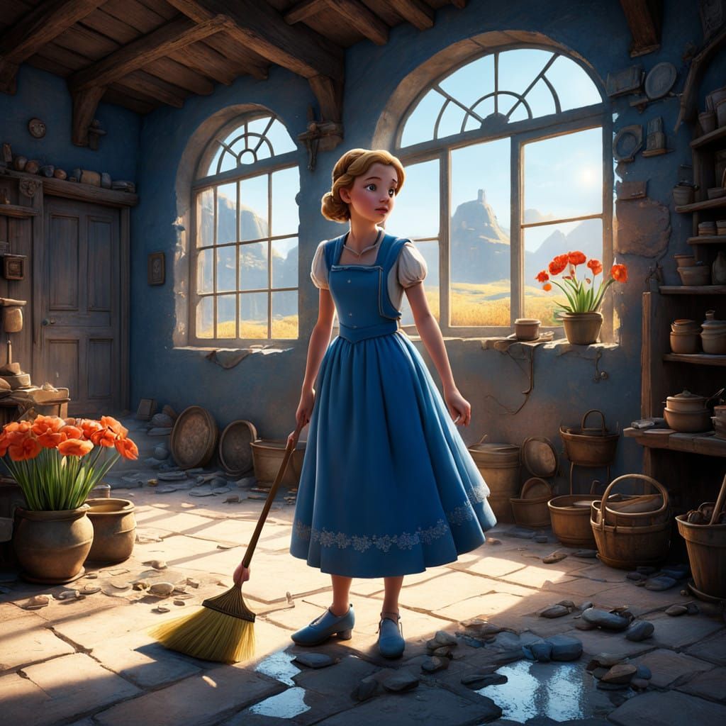 Cinderella in Poverty-Stricken Fairy Tale World