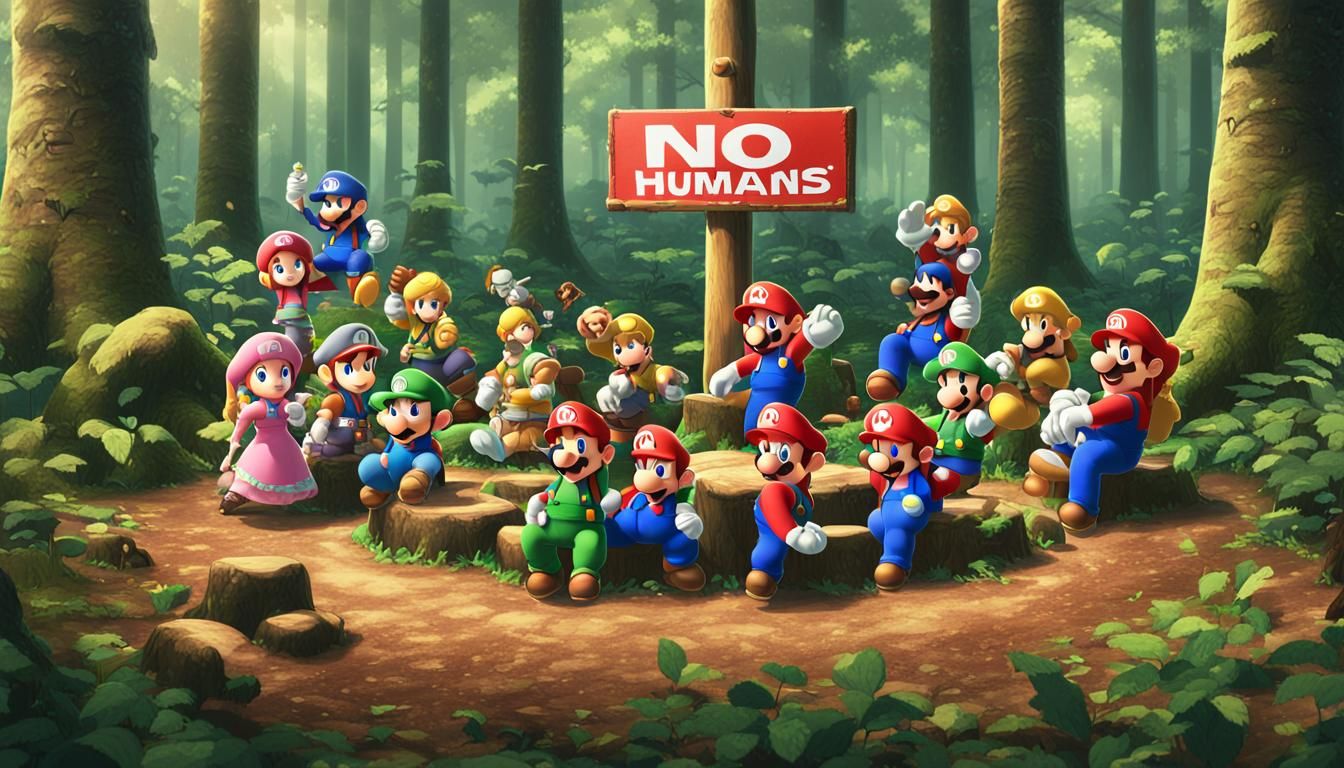 Nintendo Characters' Secret Forest Meeting