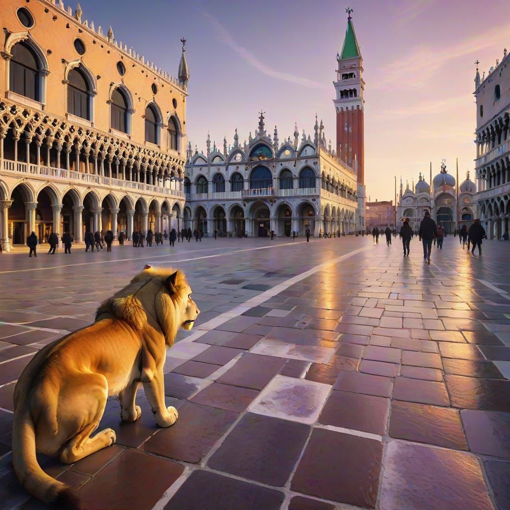 Venice: Doge's Palace and Lion of St. Mark
