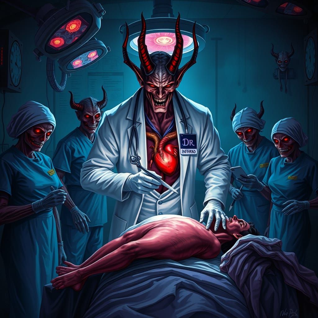 Demonic Surgeon Performs Twisted Heart Surgery in Haunting M...
