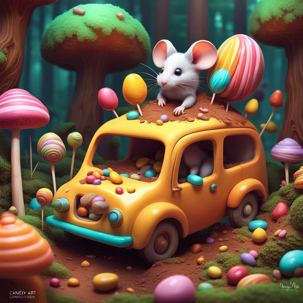 Candy Mice Mining with Forest Vehicles
