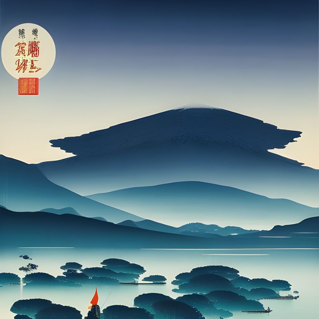 Animals in Nature Inspired by Japanese Woodblock Prints