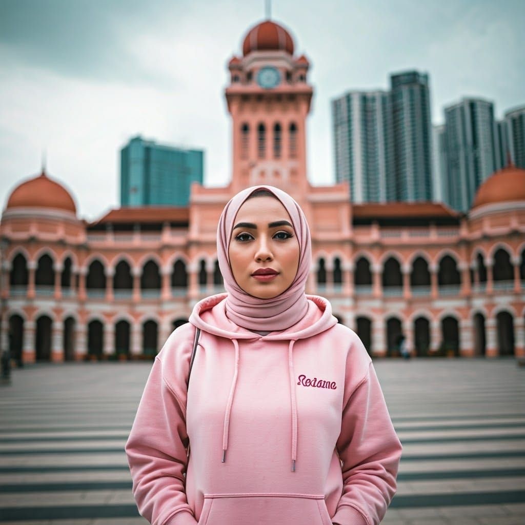 Malaysian Woman in Epic Cinematic Style