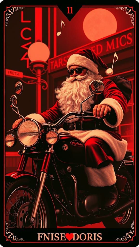 Santa Claus in a Dark Cabaret Musical Interlude