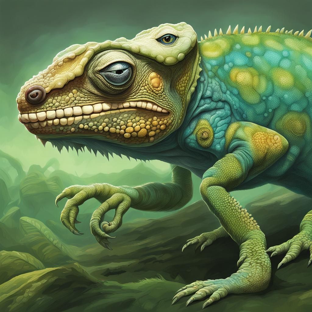 Alien Lifeforms on Exoplanet: Speculative Zoology Concept