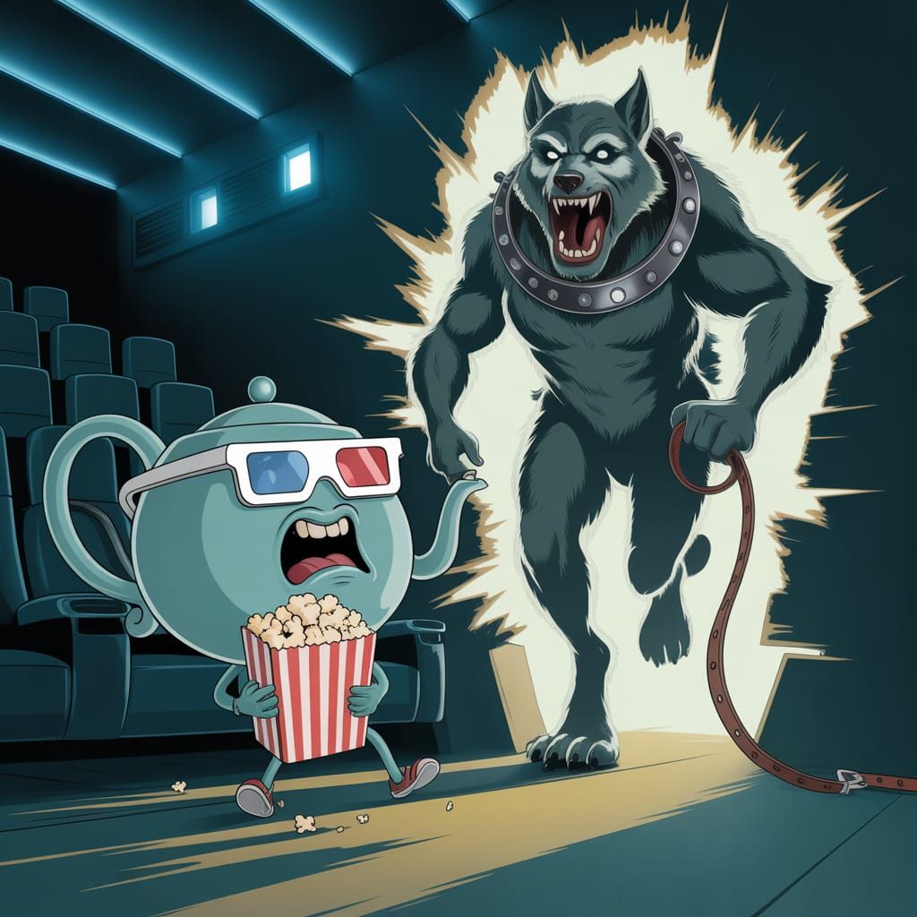 Terrified Teapot's Movie Night Turns Chaotic