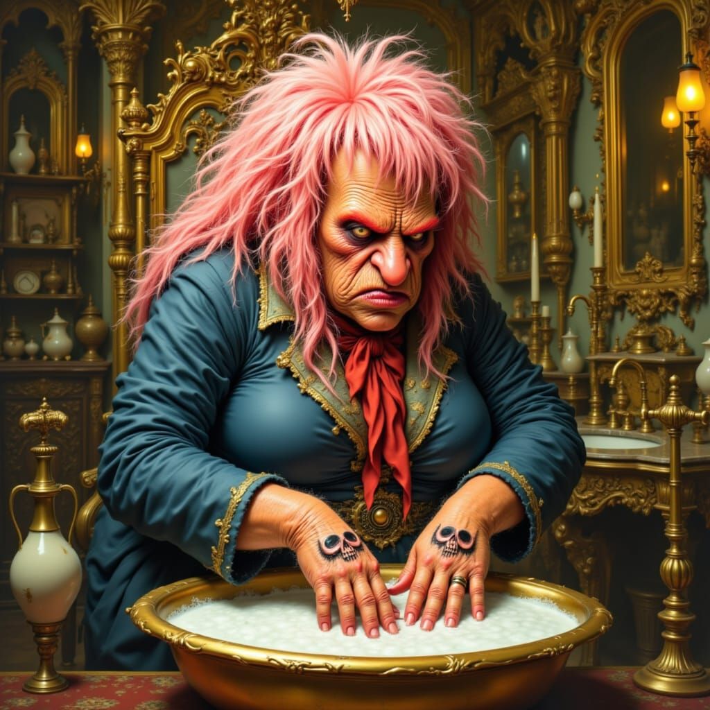 Grotesque Lady Macbeth in Sci-Fi Style